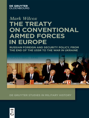 cover image of The Treaty on Conventional Armed Forces in Europe